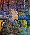 LAUTREC HENRI DE TOULOUSE (1864-1901) - Ritratto di Van Gogh